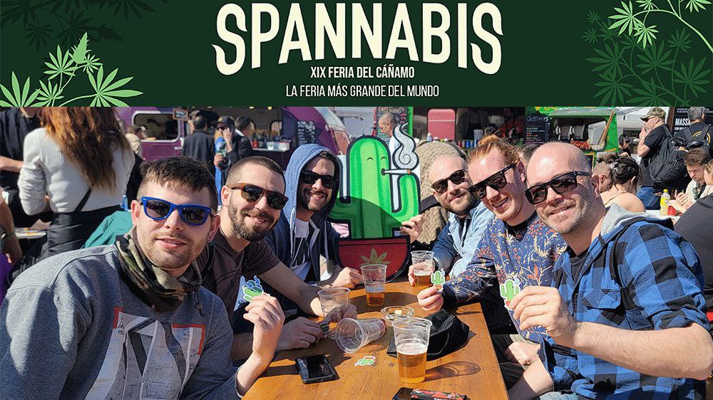 Visitors entering Spannabis 2026 at the Bilbao Exhibition Centre with 1-day tickets.